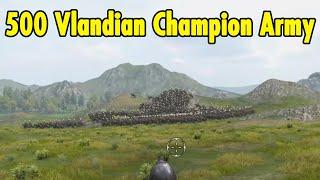 500 Vlandian Champion Army  - Best Mount and Blade Bannerlord Army Series