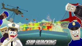 ship hijacking in dude theft wars