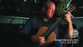 Kenneth Meyer plays Jorge Morel on a Douglass Scott Classical Guitar Savage Classical Guitar Studios