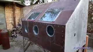 камера пескоструйная часть №3 Homemade Sandblast Cabinet