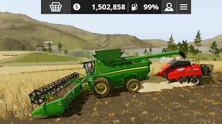 Fs 20 Gameplay - Fs20 Harvesting With John Deere ! Farming Simulator 20 Timelapse #fs20