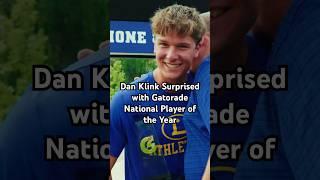 Dan Klink Surprised with Gatorade Player of the Year