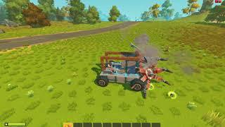 Scrap Mechanic Survival | Build&Test - Farmbot Spinner Killer 3.0