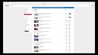 How to delete multiple videos on youtube