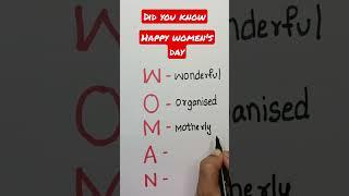 women's day #shorts #woman #womensday