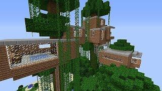 minecraft 1 серия (сроительный креатив) первый етаж