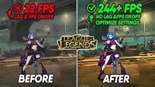 How TO Boost FPS in League of Legends: No More Lag! 2024