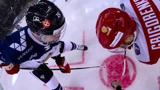 Hockey Classsic. Russia vs. Finland Referee's View