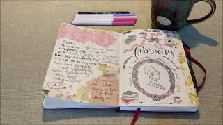 February 2019 Bullet Journal | Jane Austen Themed