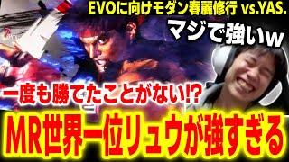 【スト6】一度も勝ったことがない！？凄まじい強さのMR世界1位リュウに挑むハイタニ【ハイタニ vs .YAS. Haitani vs Rank 1 Ryu】【ストリートファイター6 SF6】