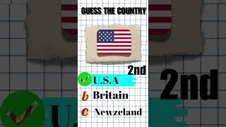 Guess the country by flag #music  #gaming #guessthecountryflag #guessing #justgames #viralshorts