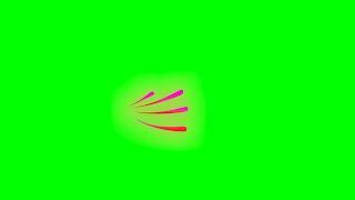 neon light motion effect green screen