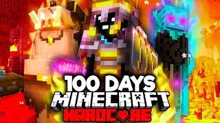 I Survived 100 Days in The BETTER NETHER in Minecraft Hardcore!