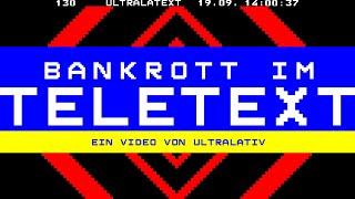 Bankrott im Teletext