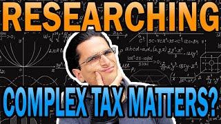 How Do You Research Complex Income Tax Questions?