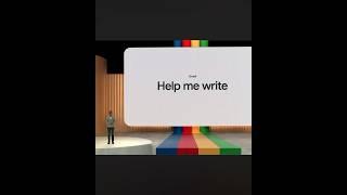 Google CEO Sundar Pichai Just Announced its AI-based "help me write" Feature for Gmail #shorts