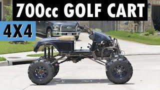 Monster Golf Cart Build Part 11 New Rear Shock Towers and Driveshafts | Bare Metal Fabrication