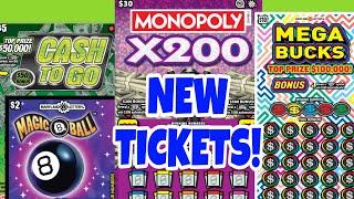 NEW MD LOTTERY SCRATCH OFF TICKETS MONOPOLY & MORE! #scratchers ##scratchofftickets #lottery