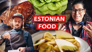 What is Estonian Food? Cheap vs Expensive Dishes in Tallinn, Estonia!