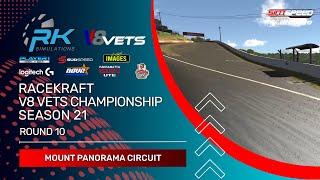 iRacing // RaceKraft V8 Vets Championship // Season 21 // Round 10 at Bathurst