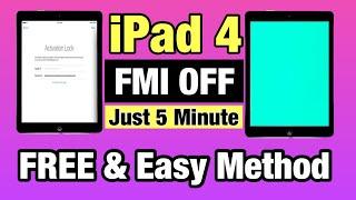 FREE FMI OFF iPad 4 iCloud Locked Just 5 Minute