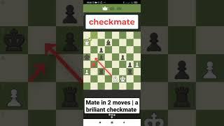 a beautiful checkmate in two moves #italiangambit Chessmaster