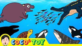 60minㅣCoCosToy's well-made stories best collection 3ㅣwhales & sharks for kidsㅣCoCosToy