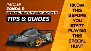 Asphalt 9 Legends Unite Pagani Zonda R Special Car Hunt Tips & Guides Touch Drive Claim Key