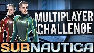 Subnautica Multiplayer Challenge - WHO WILL WIN? | Subnautica Multiplayer Gameplay w/ WeaselZone