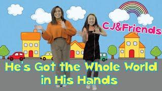 He's Got the Whole World in His Hands | Dance-Along with Lyrics | CJ and Friends ft. Lashon Halley