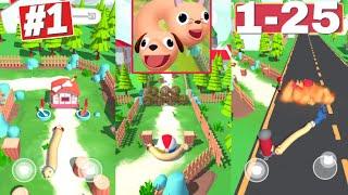 Cats & Dogs 3D Gameplay Walkthrough Level 1-25-20-10 iOS Android Part 1