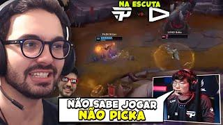 "ROBO, VOCÊ NÃO SABE JOGAR DE JAYCE" - MYLON REACT NA ESCUTA PAIN x LOUD - LTA SUL 1º SPLIT