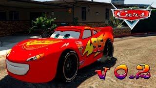 Grand Theft Auto V [GTA 5] - Молния МакКуин-Тачки-[МОД]- Disney Cars Lightning McQueen MOD v2