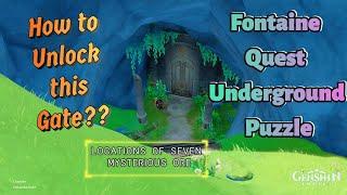 HOW TO UNLOCK THE GATE UNDERGROUND FONTAINE MAP (Arkhium Stock, Arkhium Lumenite, 7 Mysterious Ore!)