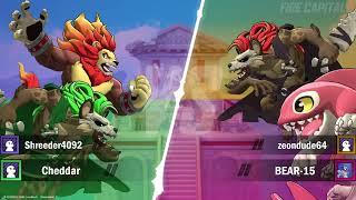 Rivals of Aether II - Cheddar vs Shreeder4092 vs BEAR-15 vs zeondude64