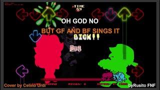 FNF - Mario´s Madness v2 / OH GOD NO - But GF and BF Sing it (Cover)