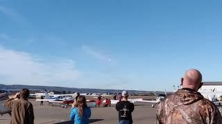 SpaceX landing from Vandenberg with Epic Sonic Boom. Man jumps... Wait for it... What was that?