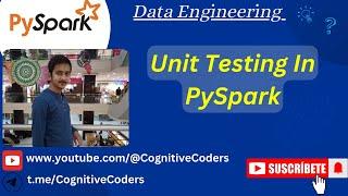 How to do unit testing in PySpark | PySpark Tutorial