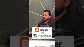 Blogger Vs WordPress? Which is best for blogging #viral #blogging #digitalmarketing #shorts