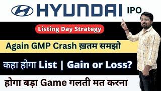 Hyundai IPO Listing Day Strategy कहा होगा List ? | Hyundai IPO  Hold or Sell ? | Hyundai GMP | Ankur