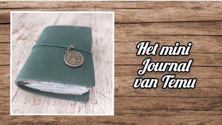 mini journal van Temu flip through en collage met mij