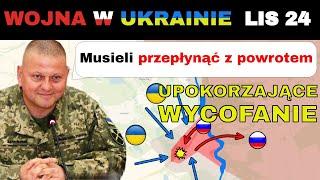 24 LIS: Rosjanie Próbowali Przekroczyć Kanał. GORZKO POŻAŁOWALI. | Wojna w Ukrainie Wyjasniona