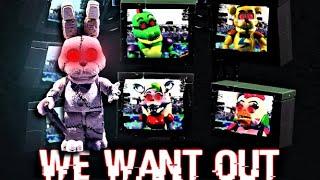 ️FNaF 1 SONG WE WANT OUT FULL ANIMATION | [LEGO | STOP MOTION]️