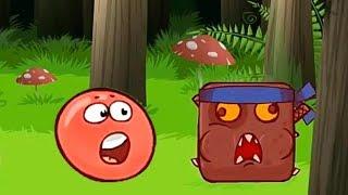 Приключения КРАСНОГО ШАРИКА 6! RED BALL 4! ШАРИК и БОСС-НИНДЗЯ! NINJA BOSS FIGHT! Cartoon!