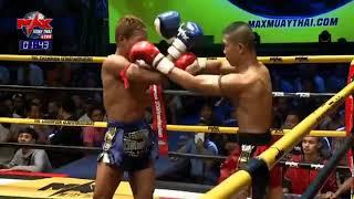 BIG ELBOW Long Naroth (Cambodia) vs Kongfan Petch Jinda (Thailand) Max MuayThai 2019