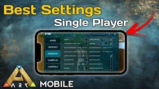 10 Best Settings of Ark Mobile Revamp For New Players | Ark Ultimate Mobile Edition Best Settings