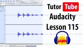 Audacity Tutorial - Lesson 115 - Setting Up and Using Macros