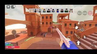 [new update/map & weapon SKS] Aimblox BETA Roblox gameplay part 39 game ends super fast￼