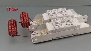 How to Make Free Energy 240v 10kw - Self Running Machine