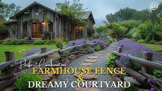 Courtyard Ideas You Won't Believe Are Possible with Farmhouse Fences